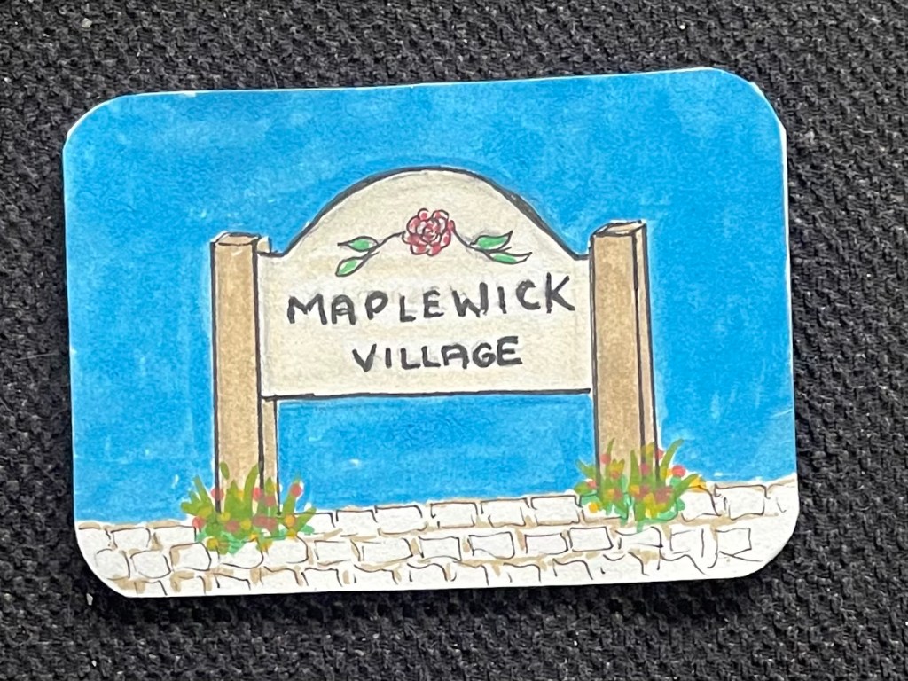 My original Maplewick Sign ATC card